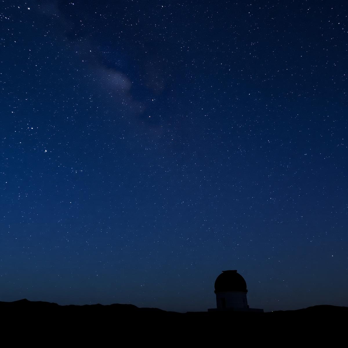 Stargazing at observatory